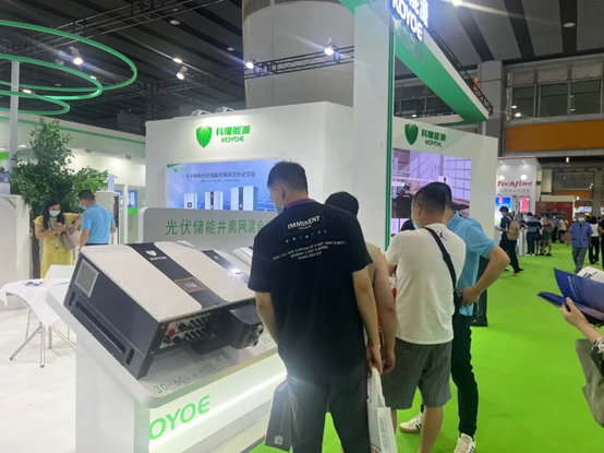 展会直击丨科曜能源30-60kW光储混合逆变器及储能一体系统新品发布