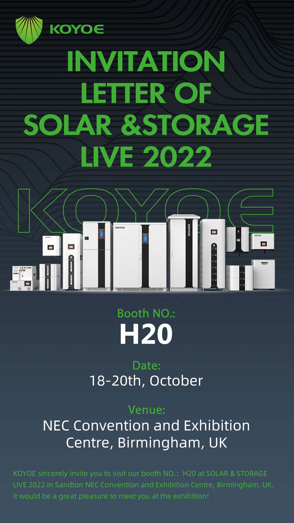 展会直击丨2022年英国太阳能暨储能展览会Solar & Storage Live