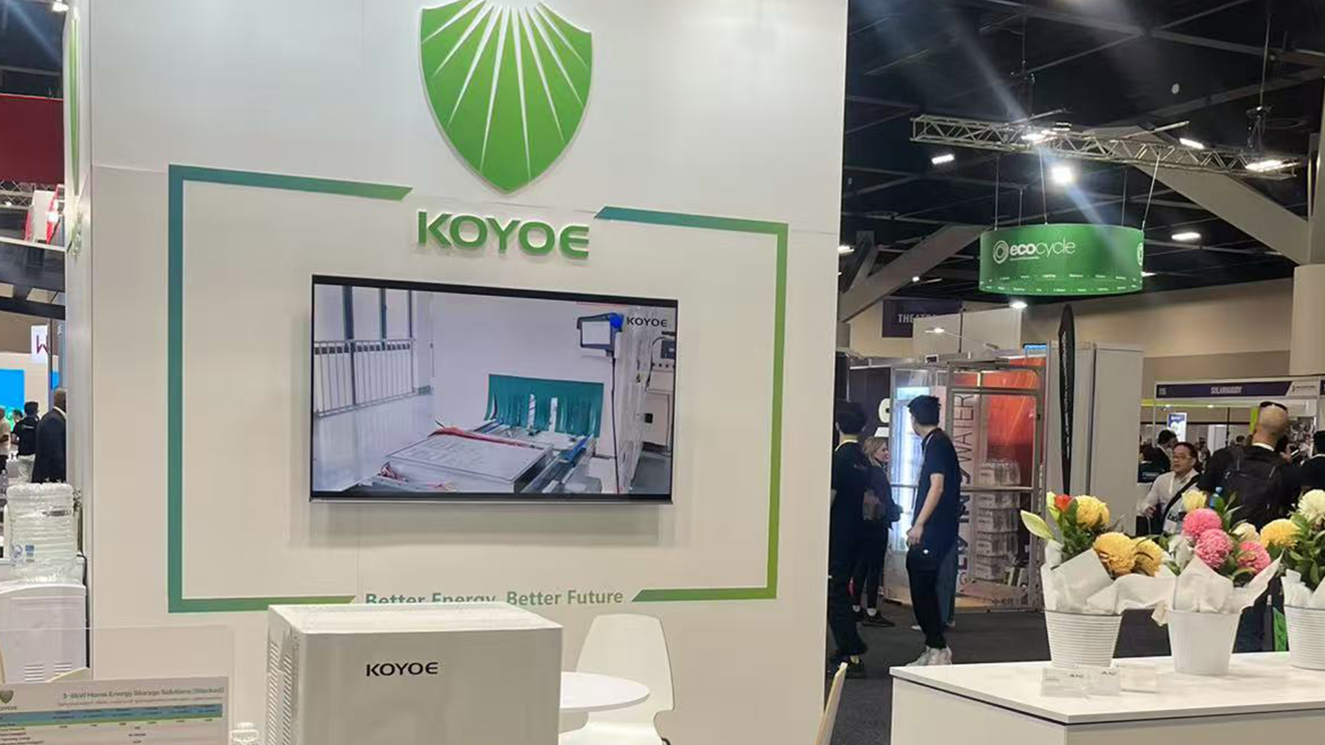 Exhibition Express  Koyoe Energy and its exclusive Australian partner A.N.E. made a splendid appearance at SECE, Australia\'s solar photovoltaic exhibition