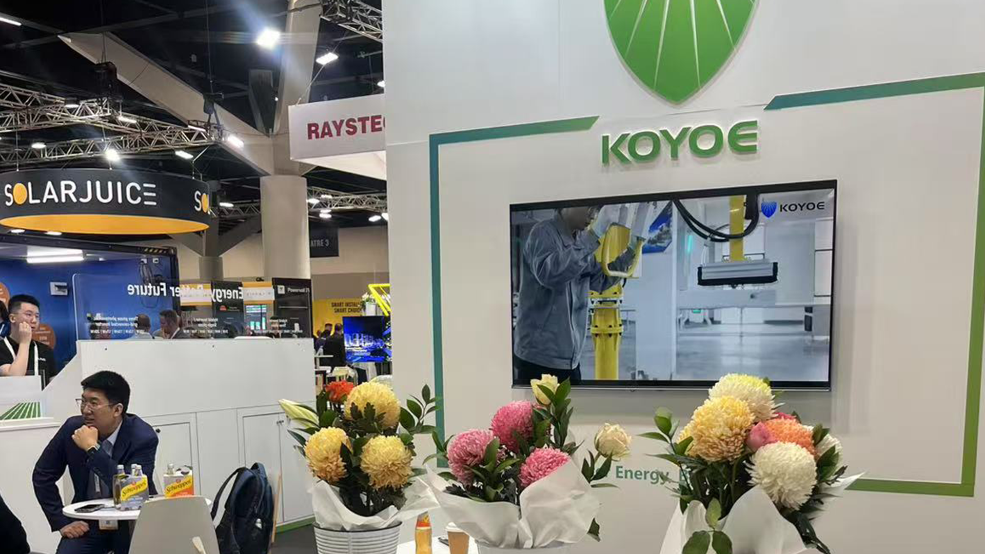 Exhibition Express  Koyoe Energy and its exclusive Australian partner A.N.E. made a splendid appearance at SECE, Australia\'s solar photovoltaic exhibition