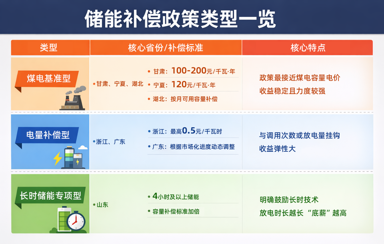 储能行业迎来“固定收益”时代：9省政策对比与运营指南